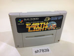 sh7839 Earth Light Animetic Space War Game SNES Super Famicom Japan