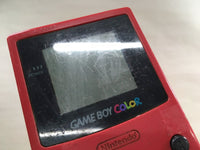 LG2527 Plz Read Item Condi GameBoy Color Red Game Boy Console Japan