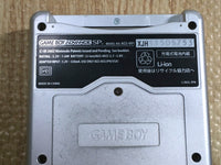 LG2445 No Battery GameBoy Advance SP Platinum Silver Game Boy Console Japan