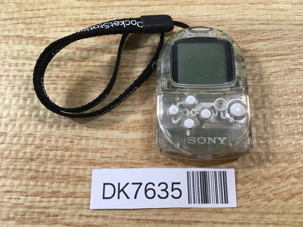 DK7635 Tested Working - Pocket Station Crystal Console PS1 PS2 Japan