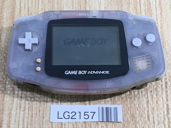 LG2157 Plz Read Item Condi GameBoy Advance Milky Blue Game Boy Console Japan