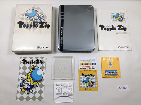 DK1768 Topple Zip BOXED Famicom Disk Japan