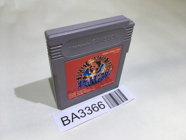 BA3366 Pokemon Red GameBoy Game Boy Japan