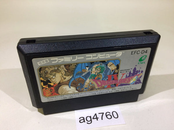ag4760 Dragon Quest IV 4 NES Famicom Japan