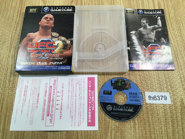 FH6379 UltimateFightingChampionship UFC Throwdown Tapout 2 BOXED GameCube Japan