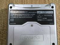 LG2446 No Battery GameBoy Advance SP Platinum Silver Game Boy Console Japan