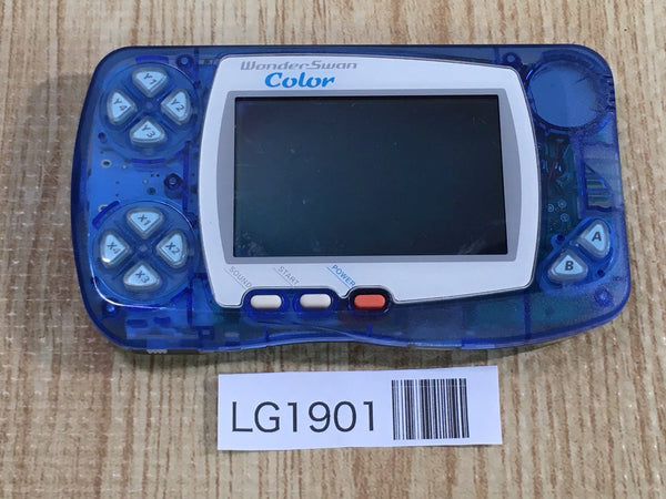 LG1901 Not Working Wonder Swan Color Crystal Blue Bandai Console Japan