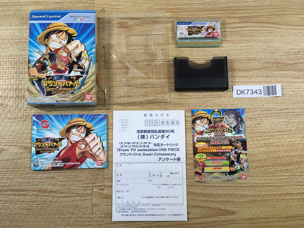 DK7343 One Peace Grand Battle Swan BOXED Wonder Swan Bandai Japan