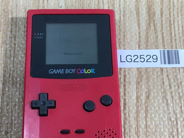 LG2529 GameBoy Color Red Game Boy Console Japan