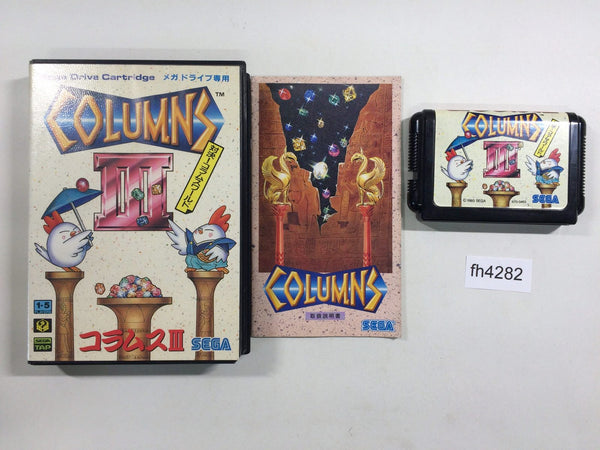 FH4282 Columns III Taiketsu! Columns World BOXED Mega Drive Genesis Japan