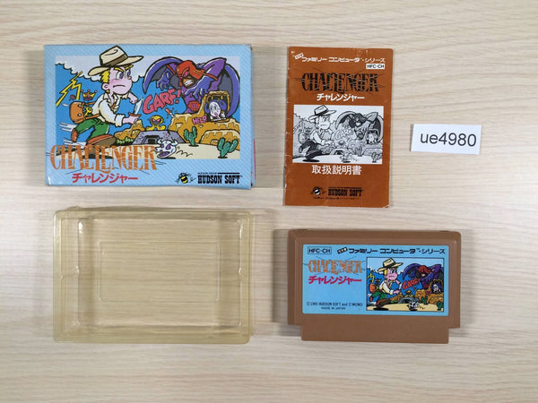 UE4980 Challenger BOXED NES Famicom Japan