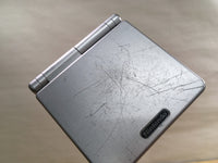 LG2447 No Battery GameBoy Advance SP Platinum Silver Game Boy Console Japan