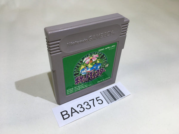 BA3375 Pokemon Green GameBoy Game Boy Japan