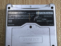 LG2447 No Battery GameBoy Advance SP Platinum Silver Game Boy Console Japan