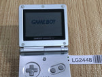 LG2448 Plz Read Item Condi GameBoy Advance SP Platinum Silver Console Japan