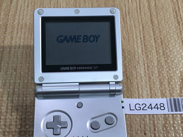 LG2448 Plz Read Item Condi GameBoy Advance SP Platinum Silver Console Japan