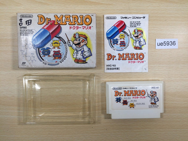 UE5936 Dr. Mario BOXED NES Famicom Japan