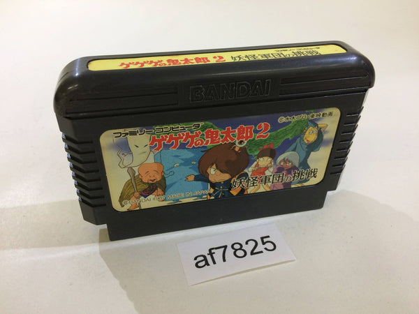 AF7825 GeGeGe no Kitaro 2 Youkai Gundanno Chousen NES Famicom Japan