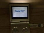 LG2261 Plz Read Item Condi GameBoy Advance SP Platinum Silver Console Japan
