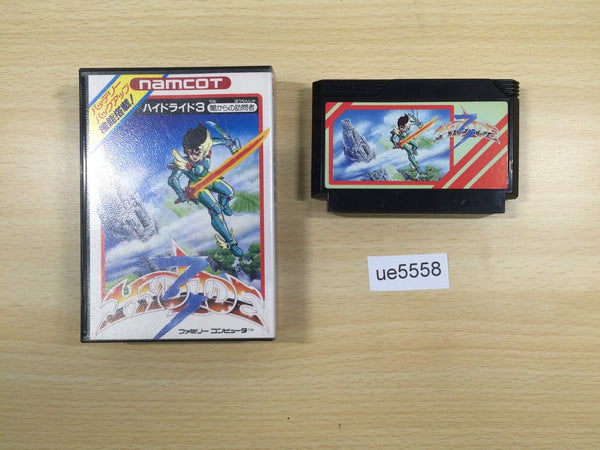 UE5558 Hydlide 3 BOXED NES Famicom Japan