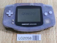LG2058 Plz Read Item Condi GameBoy Advance Milky Blue Game Boy Console Japan