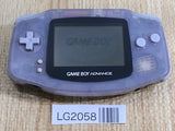 LG2058 Plz Read Item Condi GameBoy Advance Milky Blue Game Boy Console Japan