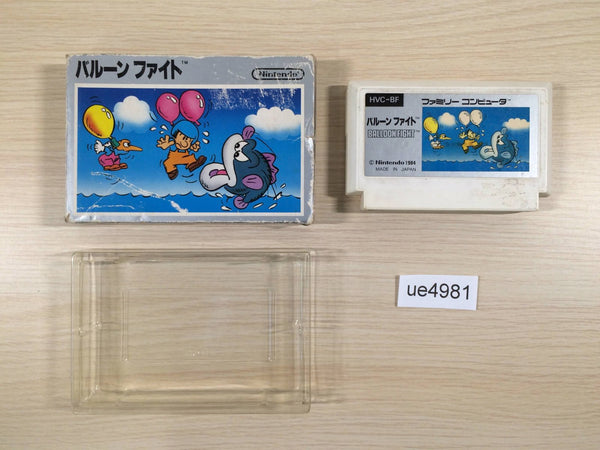 UE4981 Balloon Fight BOXED NES Famicom Japan