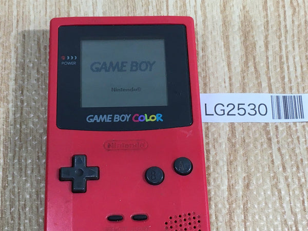 LG2530 GameBoy Color Red Game Boy Console Japan