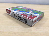 UE6459 Digdug II 2 BOXED NES Famicom Japan