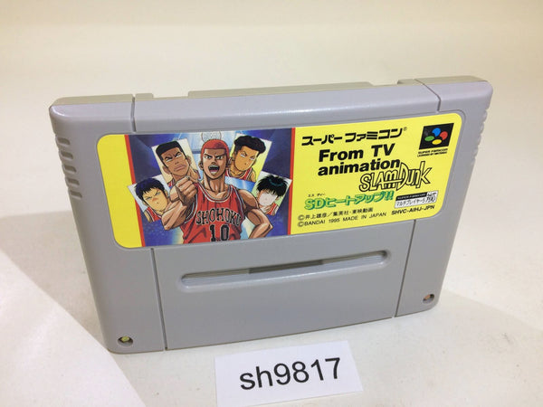 sh9817 From TV Animation Slam Dunk SD Heat Up!! SNES Super Famicom Japan