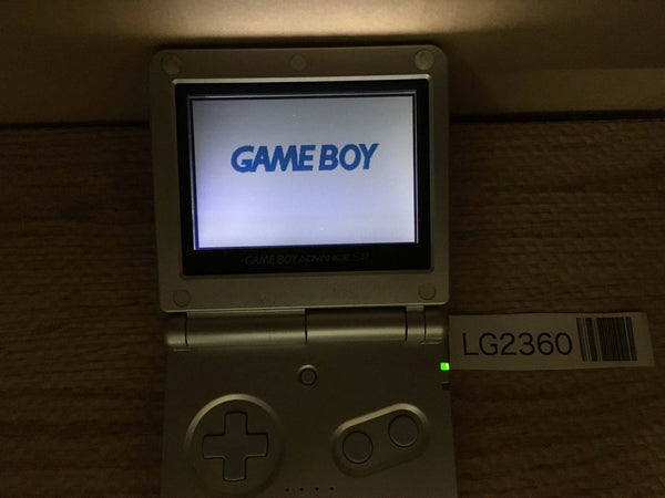 LG2360 No Battery GameBoy Advance SP Platinum Silver Game Boy Console Japan