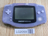 LG2059 Not Working GameBoy Advance Milky Blue Game Boy Console Japan