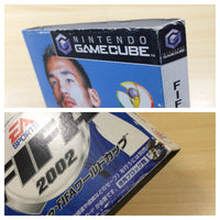 UE6878 FIFA 2002 Road to FIFA World Cup Soccer Football BOXED GameCube Japan
