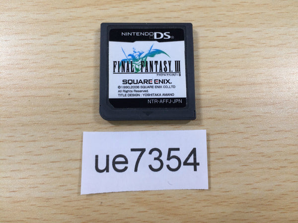 UE7354 FINAL FANTASY III Nintendo DS Japan