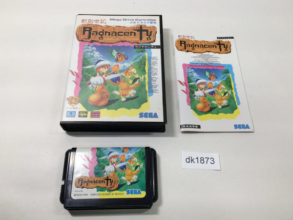 DK1873 Shin Souseiki Ragnacenty BOXED Mega Drive Genesis Japan