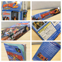 UE6588 Super Donkey Kong Country 2 BOXED SNES Super Famicom Japan