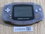 LG2626 Plz Read Item Condi GameBoy Advance Milky Blue Game Boy Console Japan