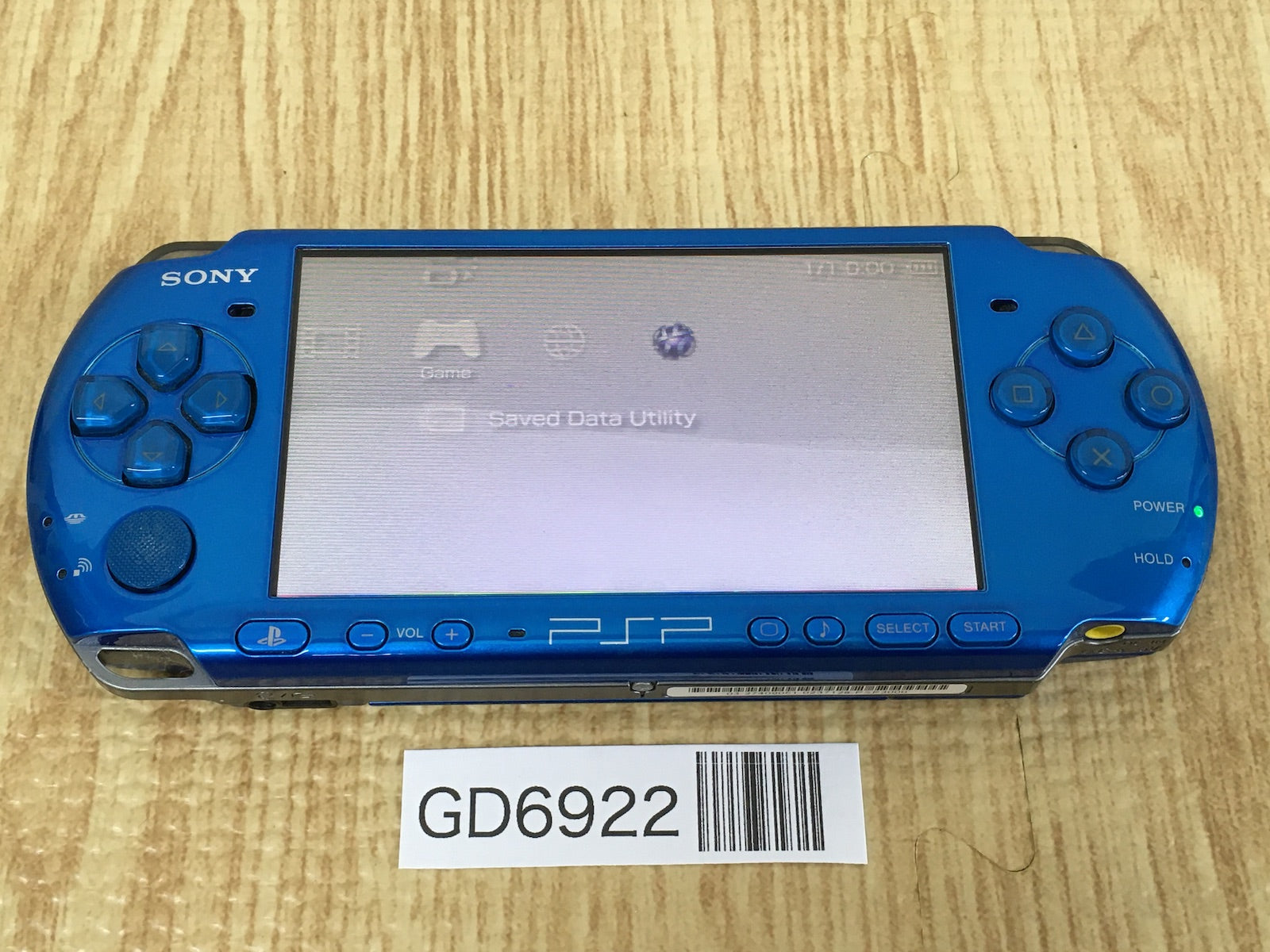メーカー直売所 GD6922 No Battery PSP-3000 VIBRANT BLUE SONY PSP Console その他