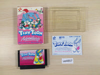 ue4857 Tiny Toon Adventures BOXED NES Famicom Japan