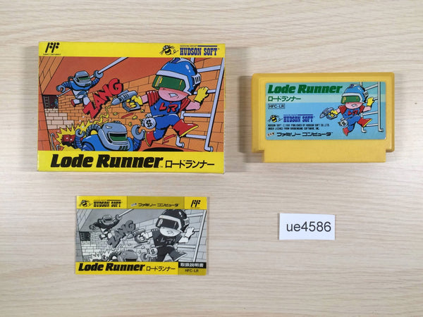 UE4586 Lode Runner BOXED NES Famicom Japan