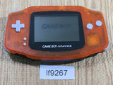 GameBoy Advance Clear Orange Black Console Japan - With Defects LF9267