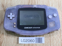 LG2060 Plz Read Item Condi GameBoy Advance Milky Blue Game Boy Console Japan