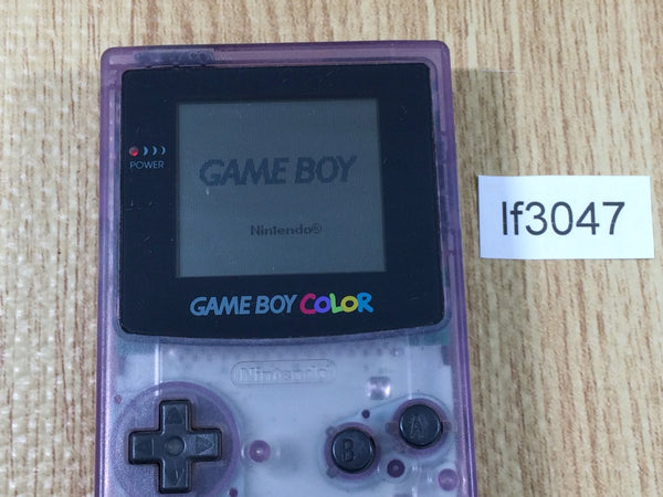 lf3047 GameBoy Color Clear Purple Game Boy Console Japan