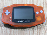 GameBoy Advance Clear Orange Black Console Japan - With Defects LF9267