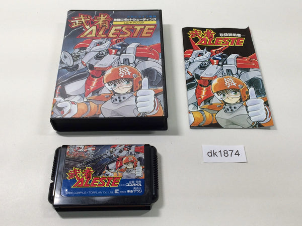 dk1874 Musha Aleste Full Metal Fighter Ellinor BOXED Mega Drive Genesis Japan