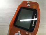 GameBoy Advance Clear Orange Black Console Japan - With Defects LF9267