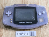 LG2061 Plz Read Item Condi GameBoy Advance Milky Blue Game Boy Console Japan