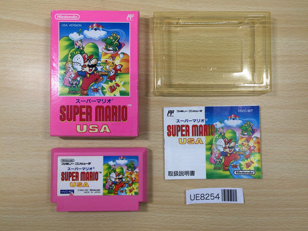 UE8254 Super Mario USA BOXED NES Famicom Japan