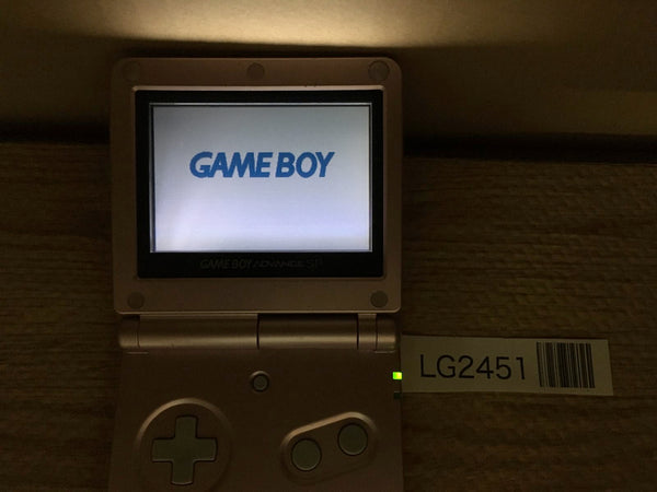 LG2451 Plz Read Item Condi GameBoy Advance SP Pearl Pink Console Japan