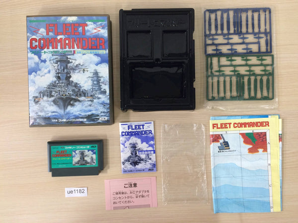 ue1182 Fleet Commander BOXED NES Famicom Japan
